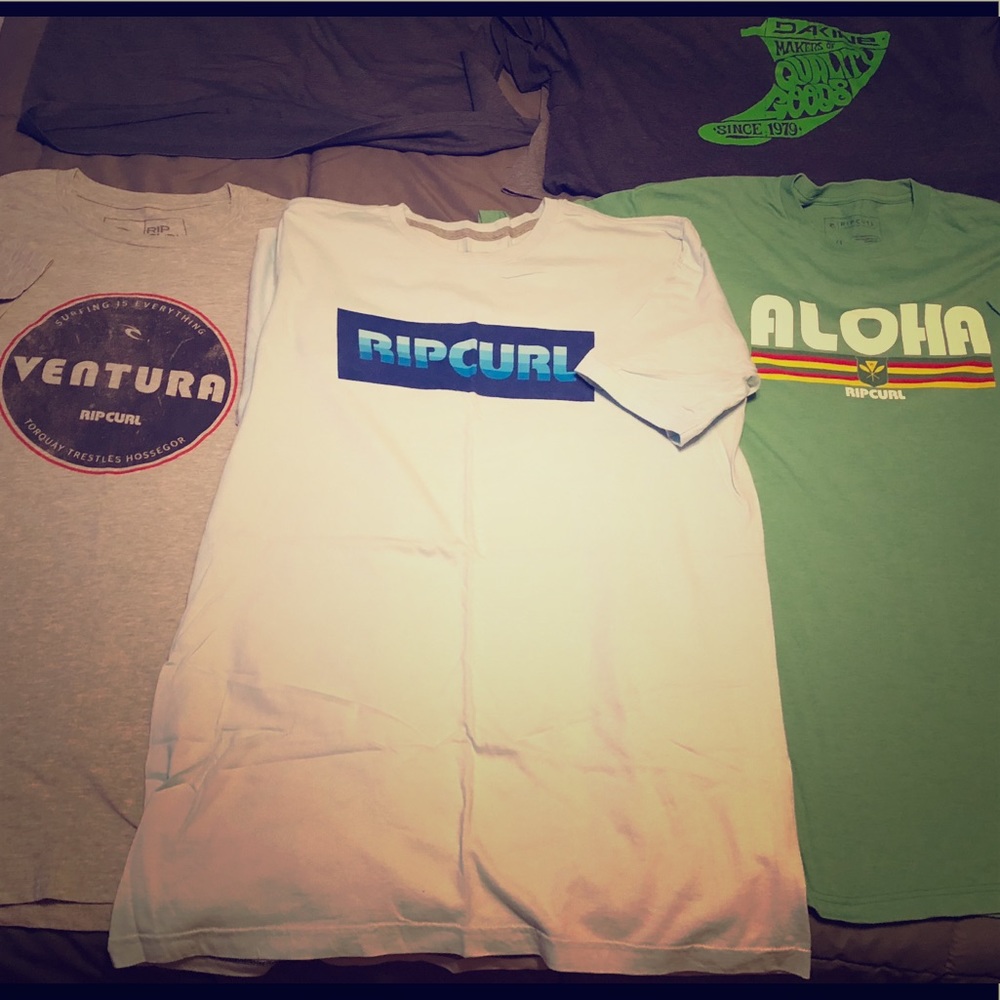 2 Rip Curl t shirts XL ex condition! Bundle 2save!